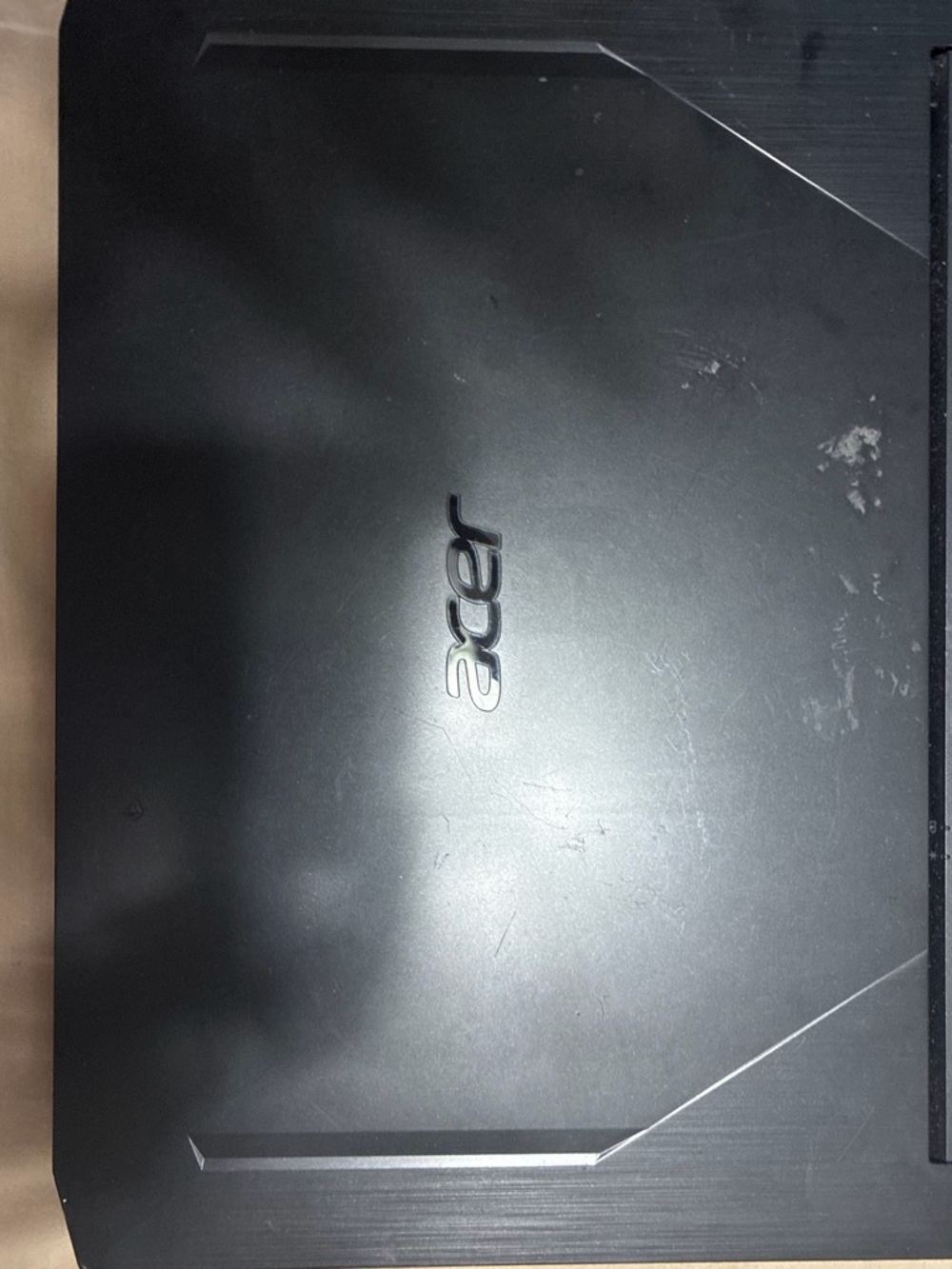 Acer Black Laptop with Brushed Finish
